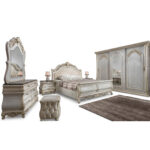 Anmol Style Chinioti King Size Bed Set Design