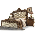 Chinioti Hand-Carved Sheesham Wood Bed Set Design - Image 2