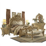 Feroza Style Chinioti Famous Bed Set Design