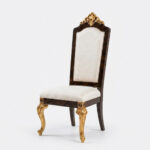 Most Luxurious 8 Seater Dining Table Set with Brown & Gold Finish - Image 3