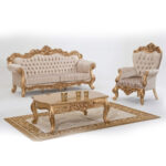 Most Luxurious Beautiful Hand-Carved Sofa Set with Centre Table