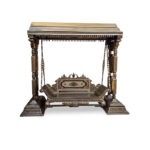 Most Luxurious Handcrafted Shisham Wood Chinioti Swing – High Gloss Dico Finish