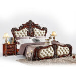 Most Luxurious Turkish Style Handcrafted Sheesham Wooden Bed Set Design