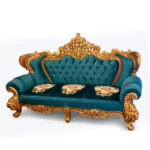 Premium Quality Luxury 7 Seater Sheesham Wood Sofa Set - Image 2