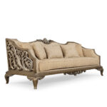 Solid Wooden Chinioti Sofa Set with Beautiful Side Carving - Image 2