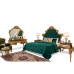 Turkish Style Wooden Bed Set Design